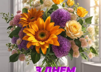 Привітання з Днем Народження жінці