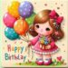 Привітання з днем народження дівчинці