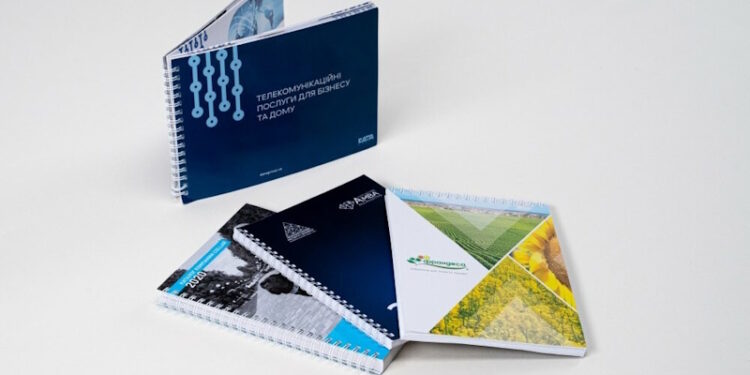 Изготовление блокнотов с корпоративными надписями - Бізнес новини Луганська