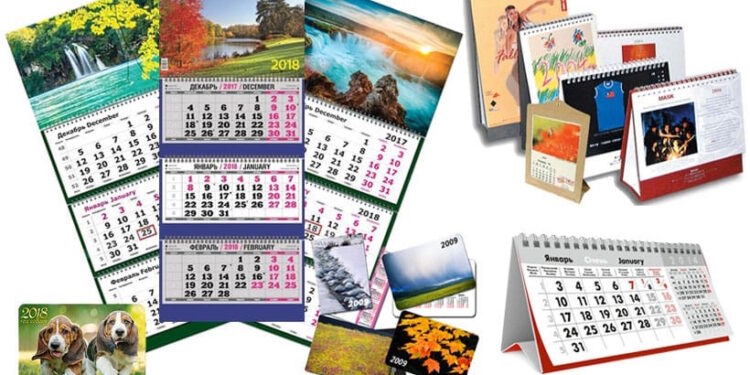 печать календарей