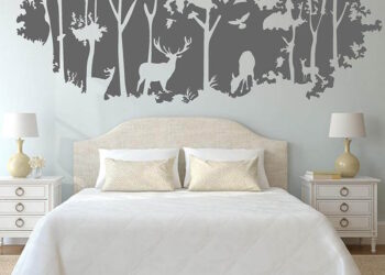 Спальня в стиле ZEN: выбираем наклейки на стену