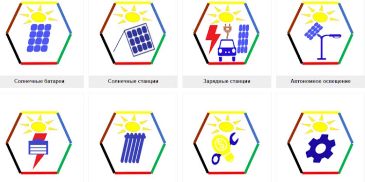 солнечной энергии