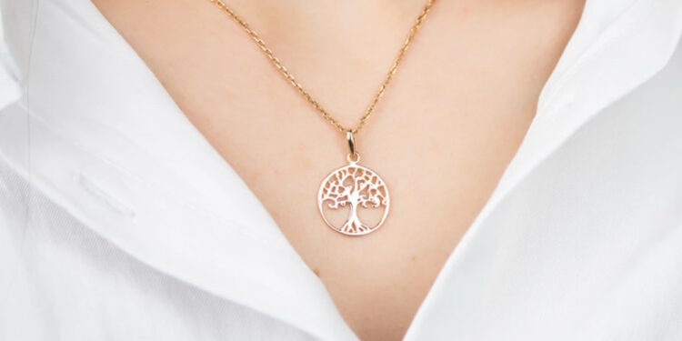 Золотая подвеска