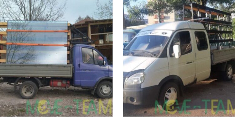 довезти стекло